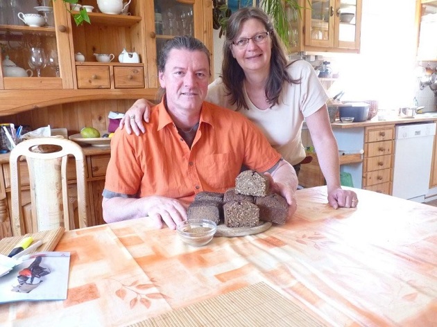 Ununterbrochen im Einsatz für gutes Brot: Carola und Andreas Sommers 