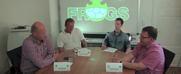 Frogs-TV mit Till Gottstein, Joachim Jakstat, Lukas David und Olaf Knüppel