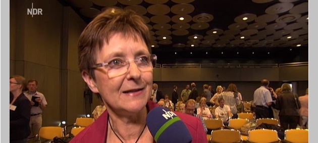  Verena Grützbach, hier bei einem TV-Auftritt im NDR.