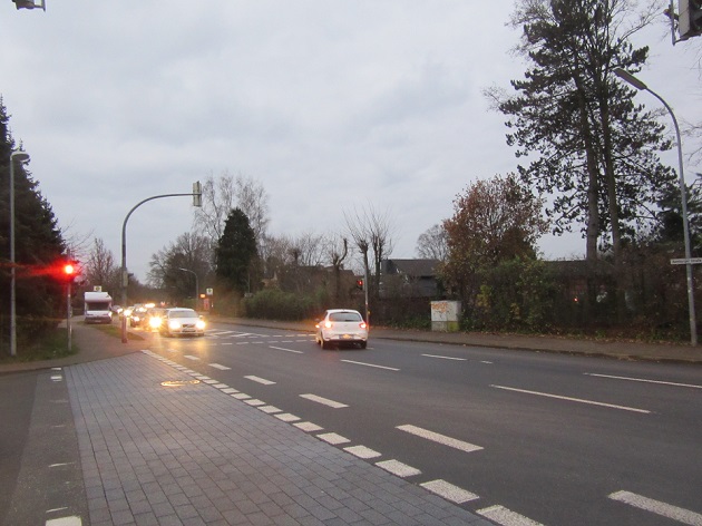 Tatort Ampelüberweg Hamburger Straße/Dammstücken