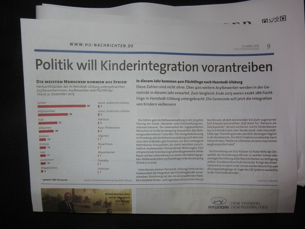 Bereits im März hatten die Henstedt-Ulzburger-Nachrichten über die DaZ-Pläne informiert