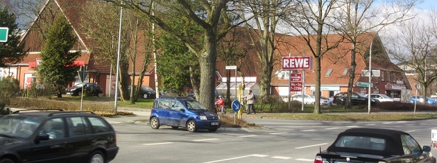 Tatort Rewe-Filiale in der Schulstraße