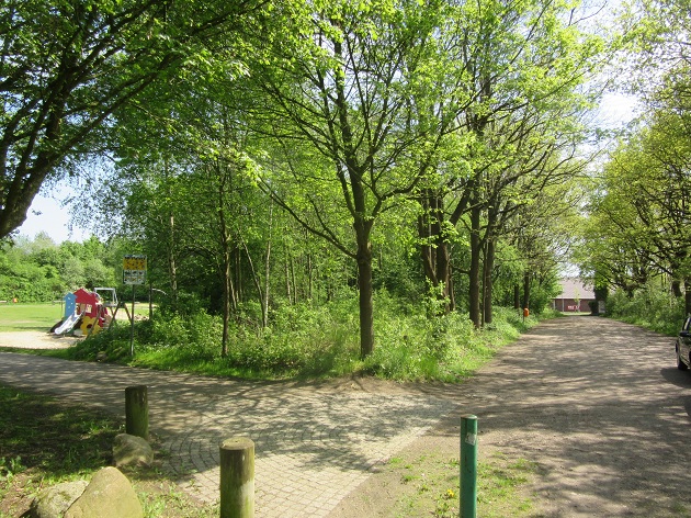 Spielplatz (links) an der Straße Dammstücken, (Archivbild)