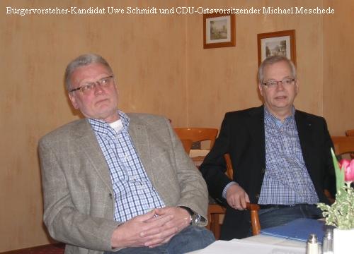 CDU-Überraschung: Ein Mann namens Schmidt soll neuer Bürgervorsteher werden