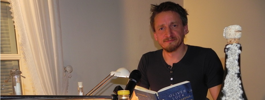 Spannende Autorenlesung mit Oliver Lück  in der Galerie Sarafand