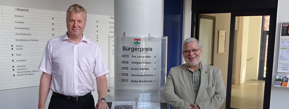 Bürgerpreis – Vorschlagsfrist endet am 1. September 2018